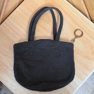 Vintage Shawy Genuine Cordé Black Purse